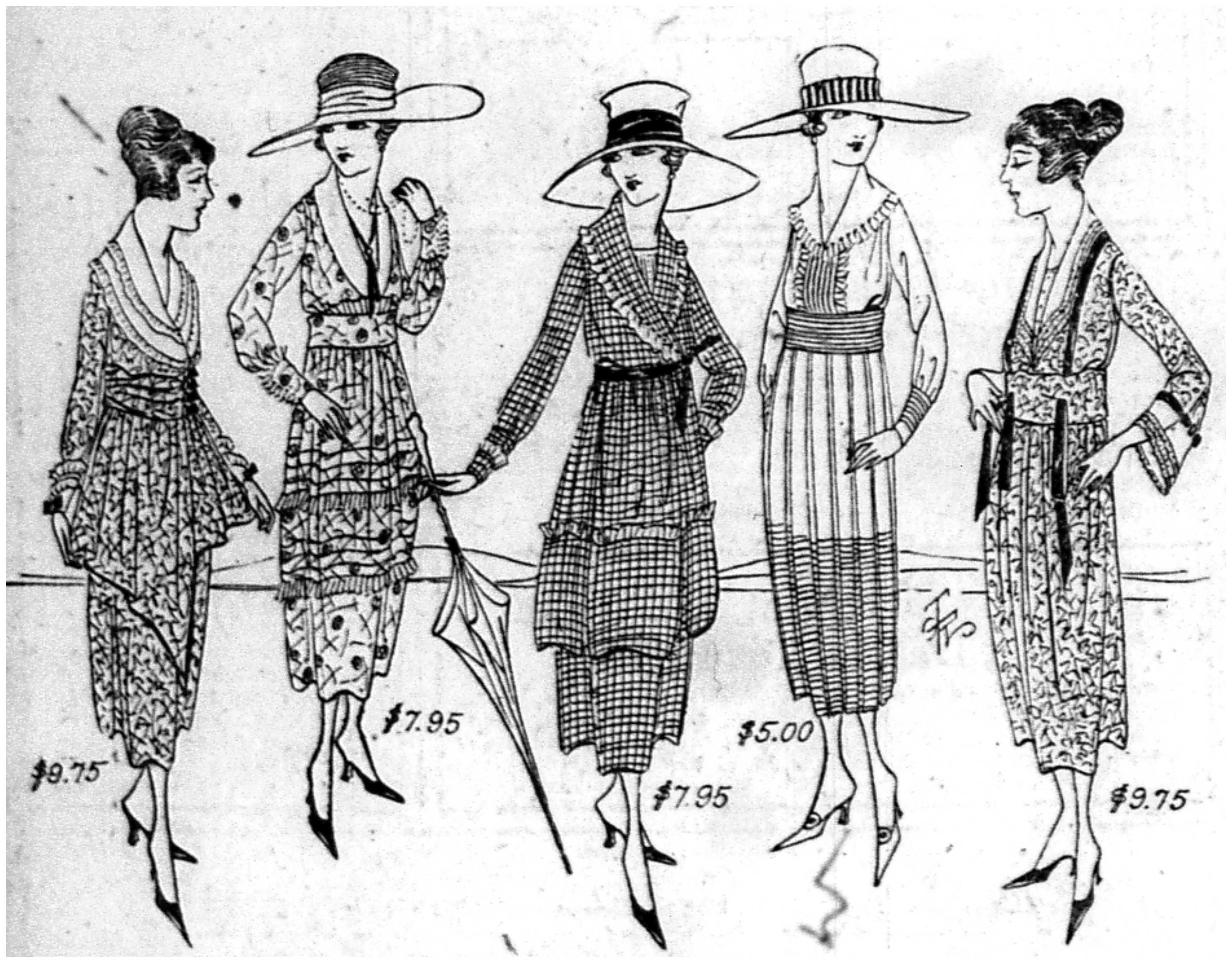 1918 Voile Dresses