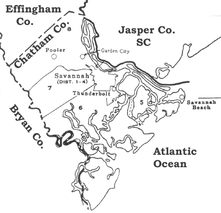 Chatham County Map