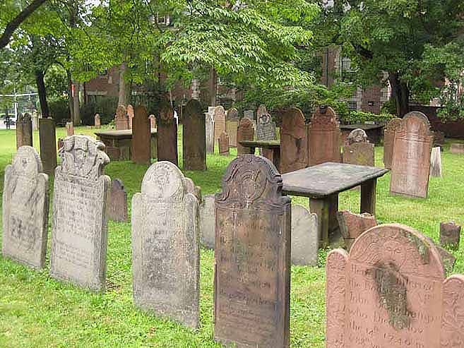 tombstones