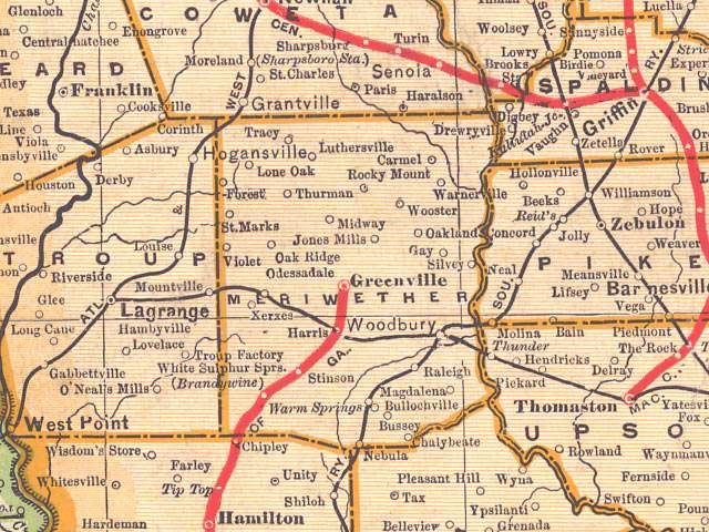 Map of Pike County