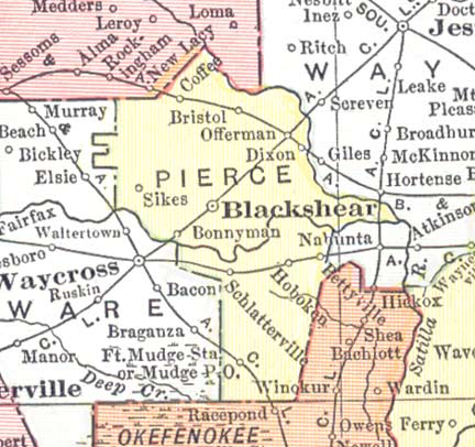 Map of Pierce County