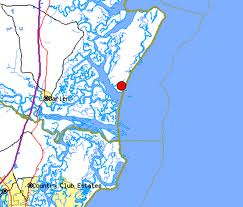 Map of Sapelo Island