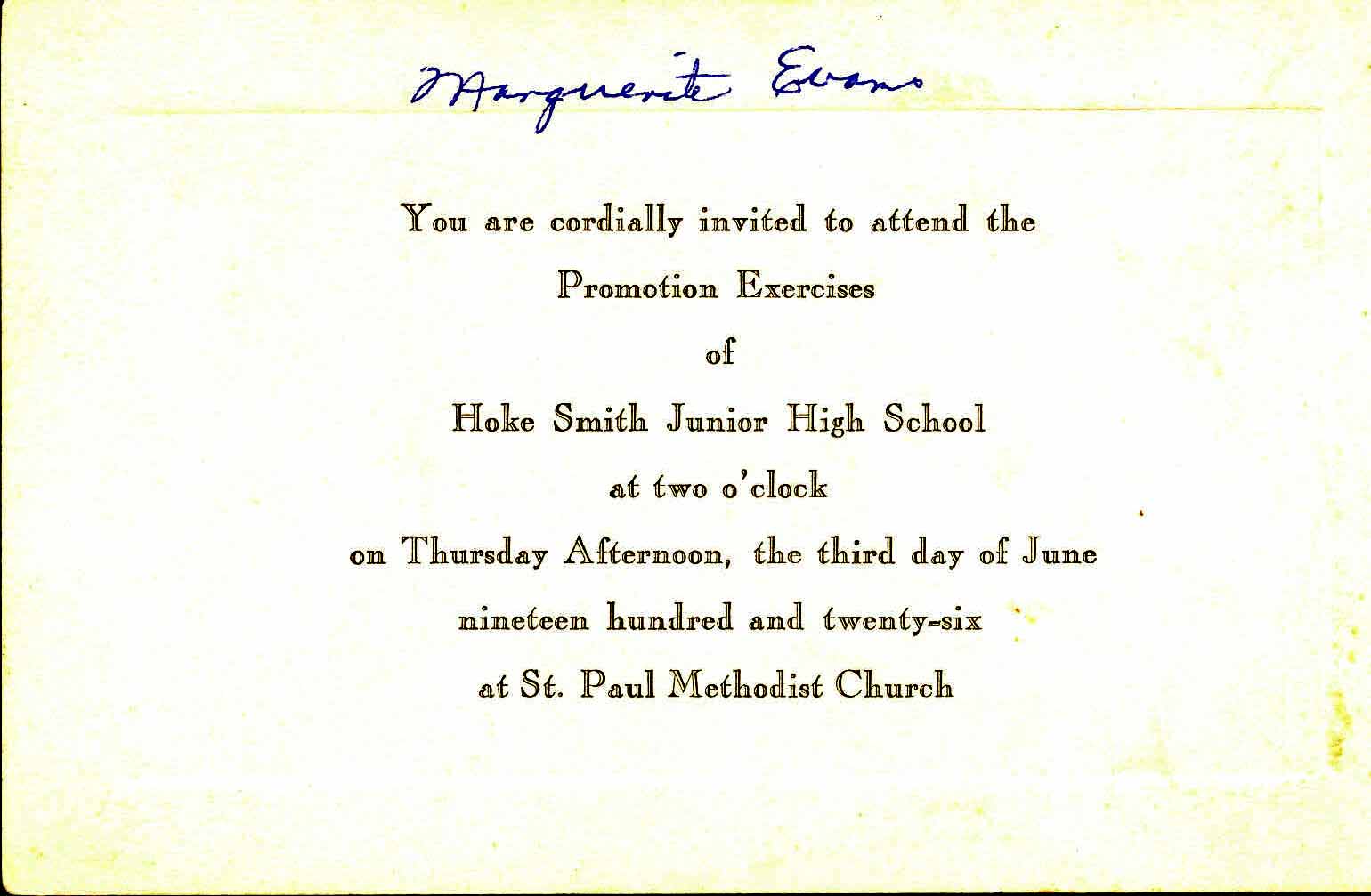 Graduation Invitation